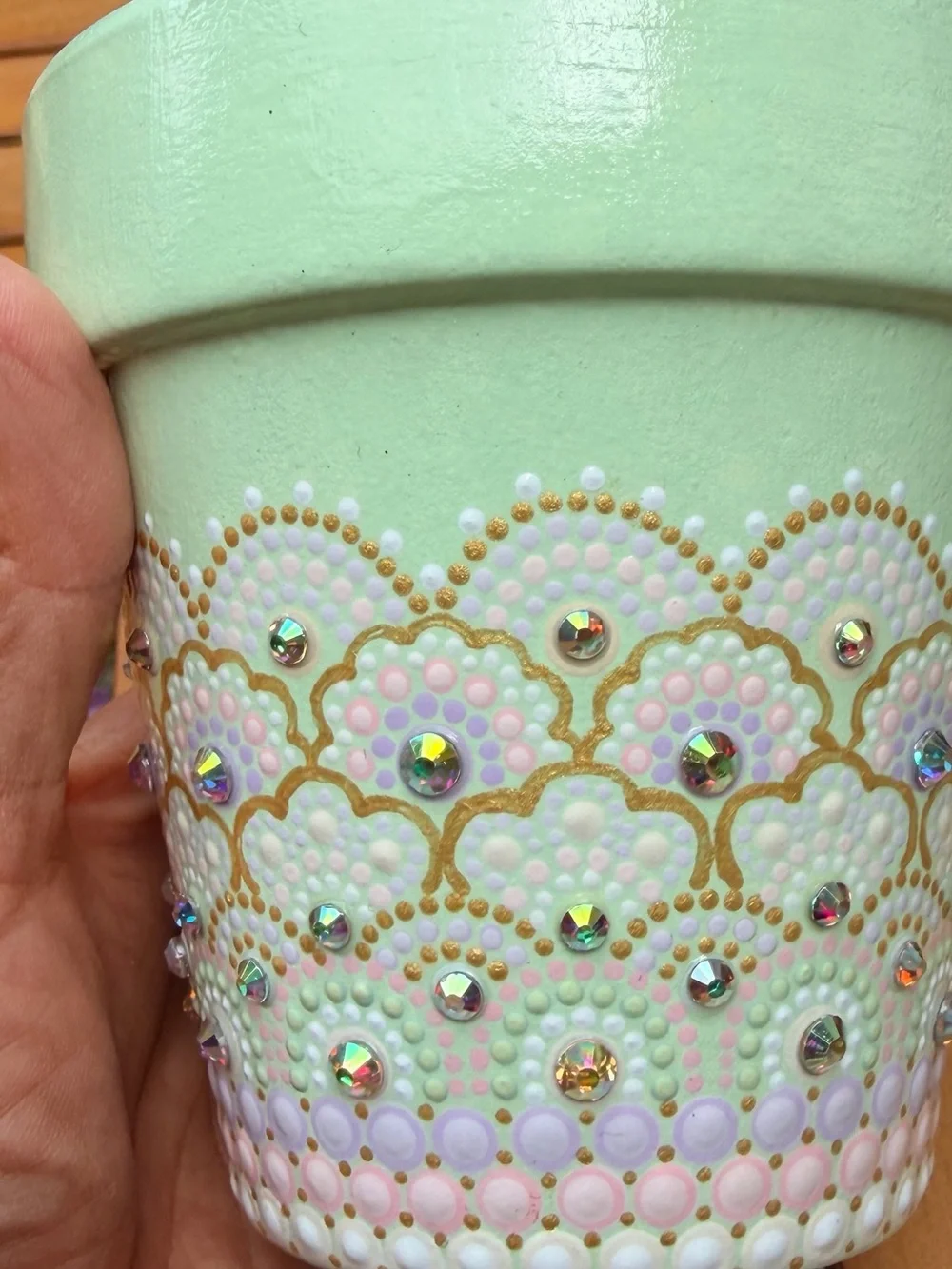 Diana’s Mandalas unique hand